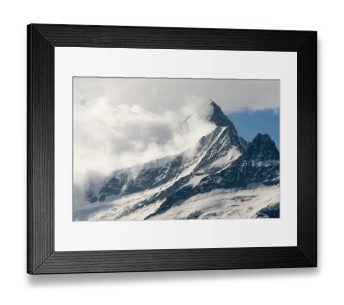 Framed Print : Schrekhorns peak, Switzerland Framed Print : Schrekhorns peak, Switzerland