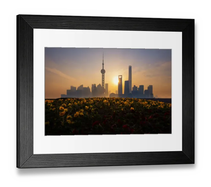 Framed Print : Landmark of Shanghai Framed Print : Landmark of Shanghai