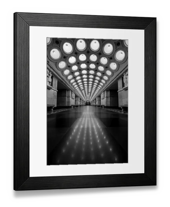 Framed Print : Underground at Moscow