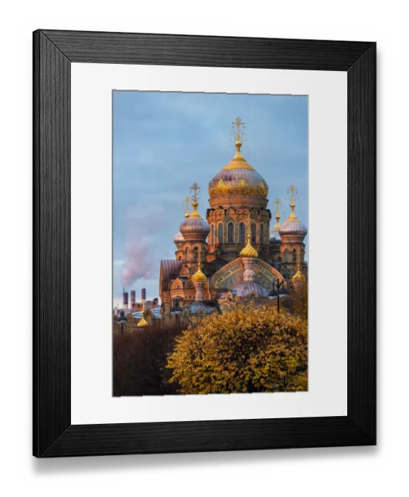 Framed Print : Metochion of Optina Monastery, Saint Petersburg Framed Print : Metochion of Optina Monastery, Saint Petersburg
