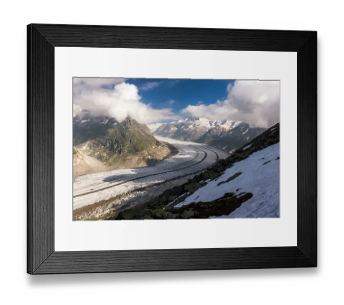 Framed Print : Aletsch Glacier Framed Print : Aletsch Glacier