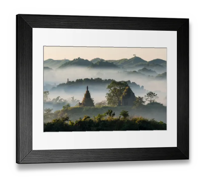 Framed Print : Mrauk-U, ancient capital of the kingdom of Arakan Framed Print : Mrauk-U, ancient capital of the kingdom of Arakan