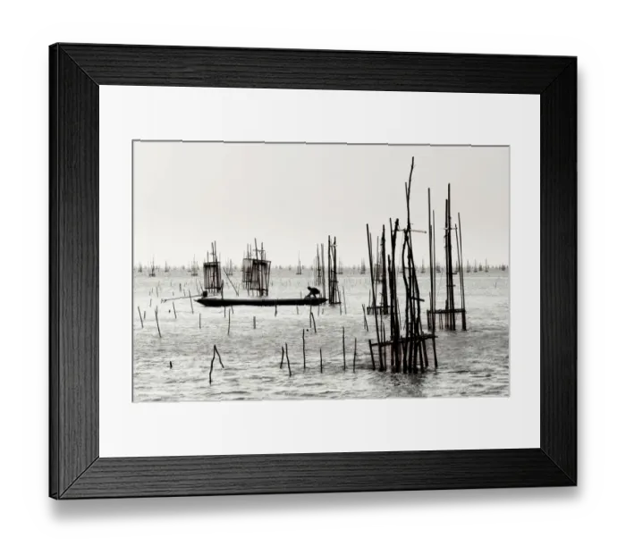 Framed Print : Traditinal fishing in southern of Thailand Framed Print : Traditinal fishing in southern of Thailand