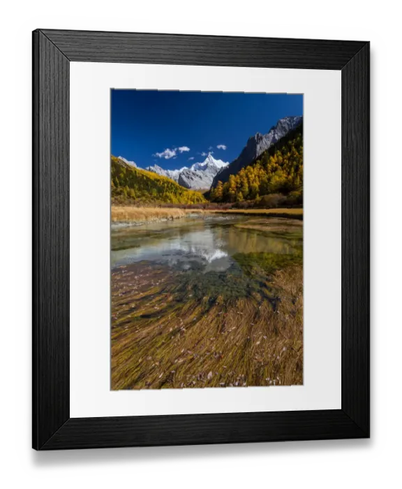 Framed Print : Yading Nature Reserve, Sichuan Province, China Framed Print : Yading Nature Reserve, Sichuan Province, China