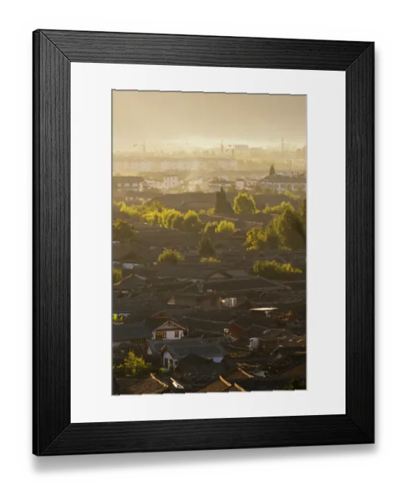 Framed Print : Lijiang Old town in the moring Framed Print : Lijiang Old town in the moring