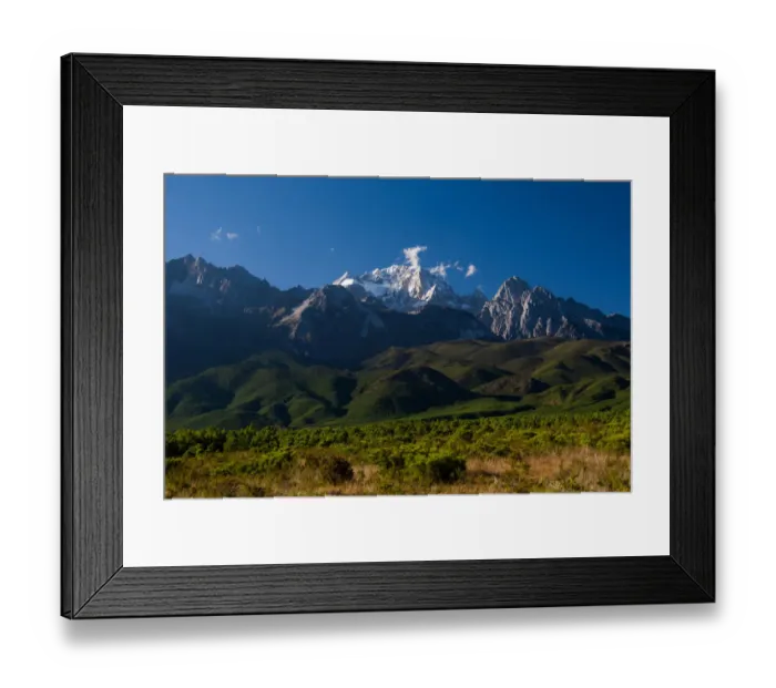Framed Print : Yulong mountain in Lijiang Framed Print : Yulong mountain in Lijiang