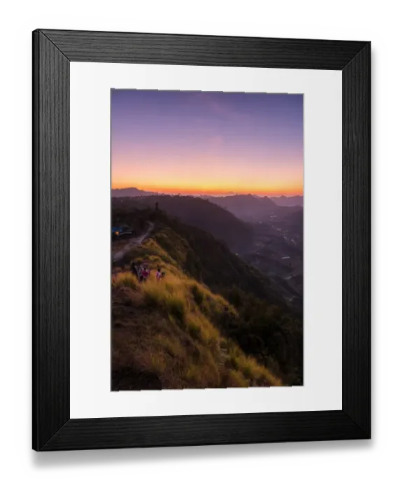 Framed Print : Morning time at Pinggan Hill, Bali