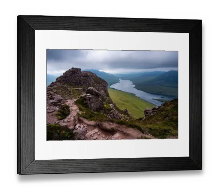 Framed Print : Top of Stac Pollaidh, Highland Framed Print : Top of Stac Pollaidh, Highland