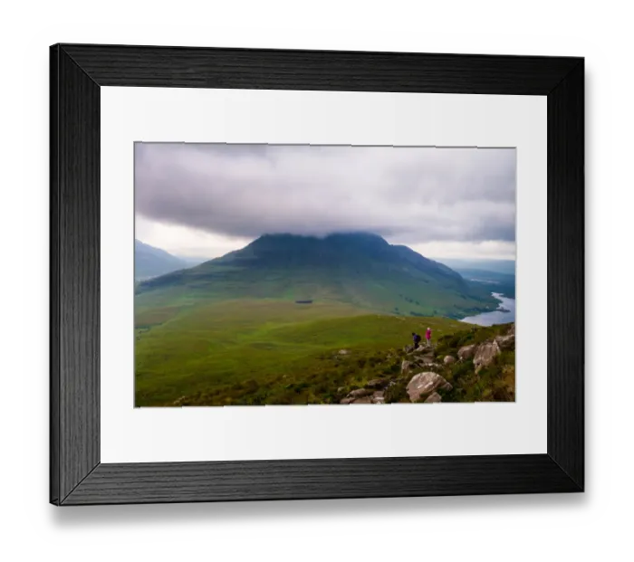 Framed Print : Stac Pollaidh Walk Framed Print : Stac Pollaidh Walk