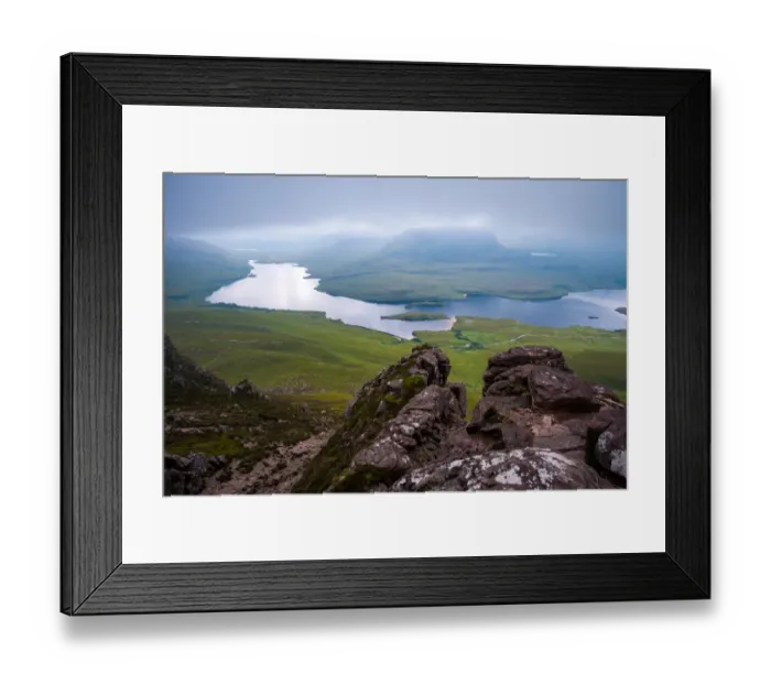 Framed Print : Top of Stac Pollaidh, Highland Framed Print : Top of Stac Pollaidh, Highland