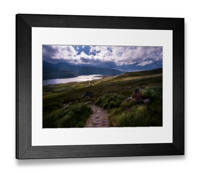 Framed Print : Stac Pollaidh walk, Highland