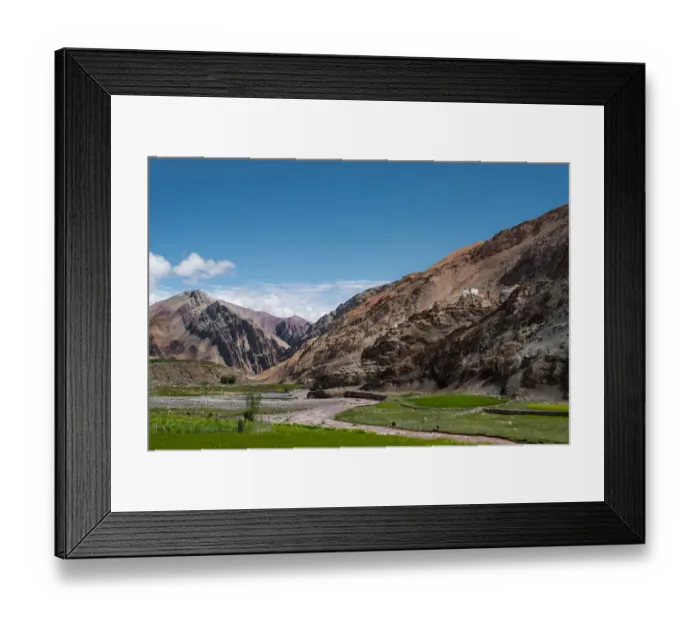 Framed Print : Landscape view of Leh-Manali route Framed Print : Landscape view of Leh-Manali route