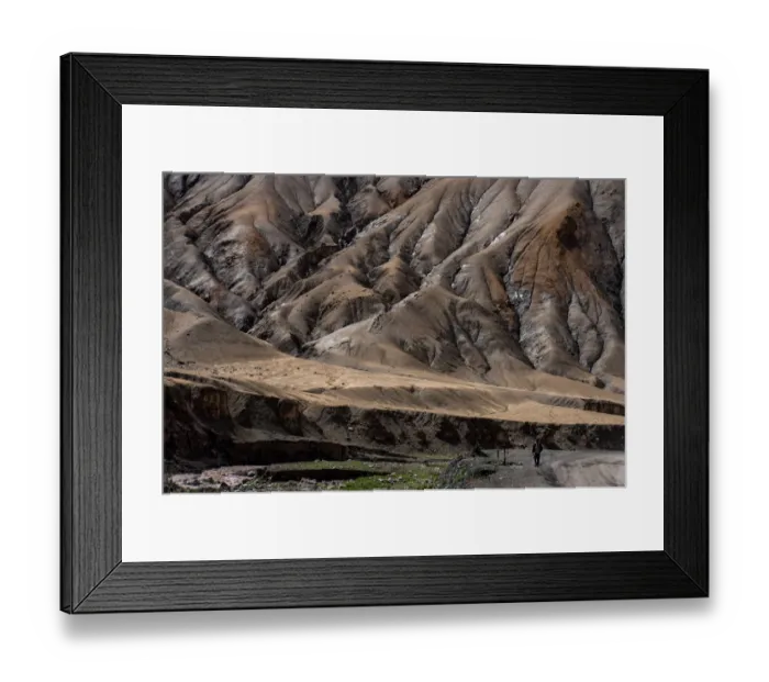 Framed Print : Landscape view of Leh-Manali route