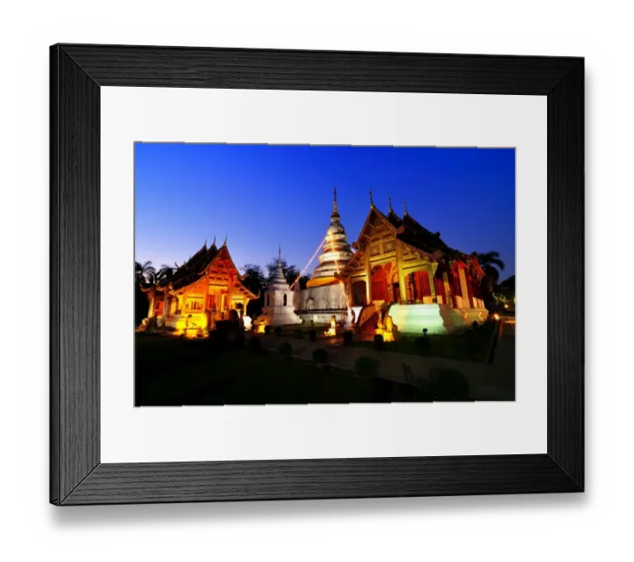 Framed Print : Wat Phra Singh, Chiangmai