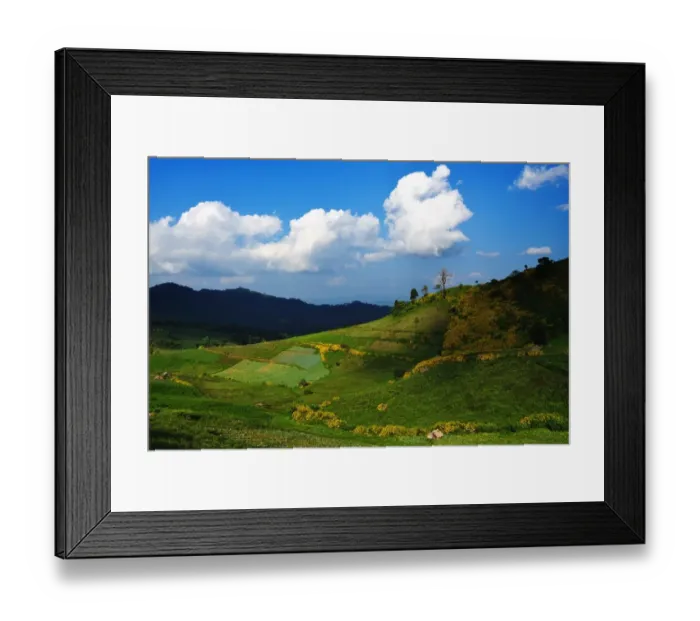 Framed Print : The agricultural area in Meahongson, Thailand Framed Print : The agricultural area in Meahongson, Thailand