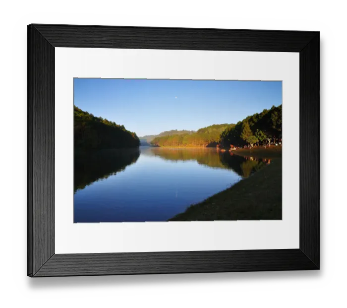 Framed Print : The big pond in Pang Ung, Maehongson Framed Print : The big pond in Pang Ung, Maehongson