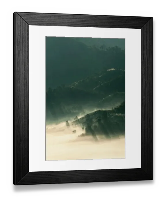 Framed Print : Sea cloud and the mountain in Nan, Thailand Framed Print : Sea cloud and the mountain in Nan, Thailand