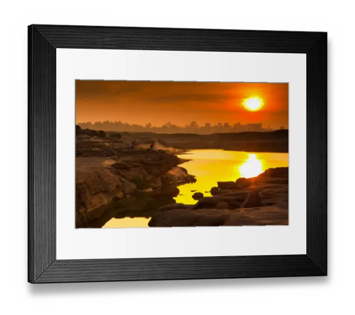 Framed Print : Samphanbok Rocks, Ubon Rachathani, Thailand Framed Print : Samphanbok Rocks, Ubon Rachathani, Thailand