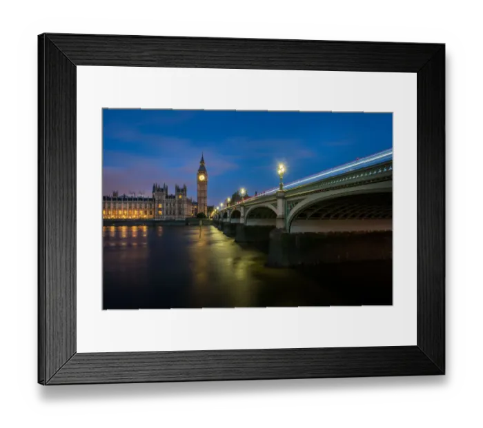 Framed Print : Westminster Bridge and Big Ben Framed Print : Westminster Bridge and Big Ben