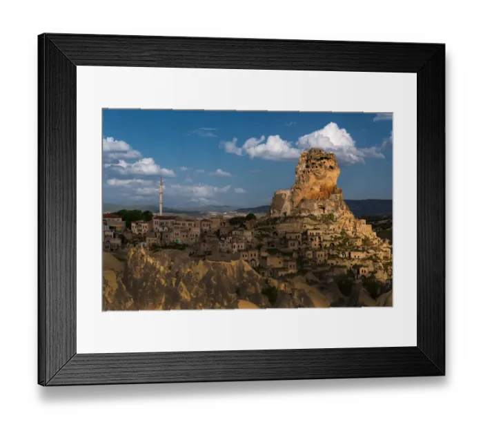 Framed Print : Ortahisar Castle Framed Print : Ortahisar Castle