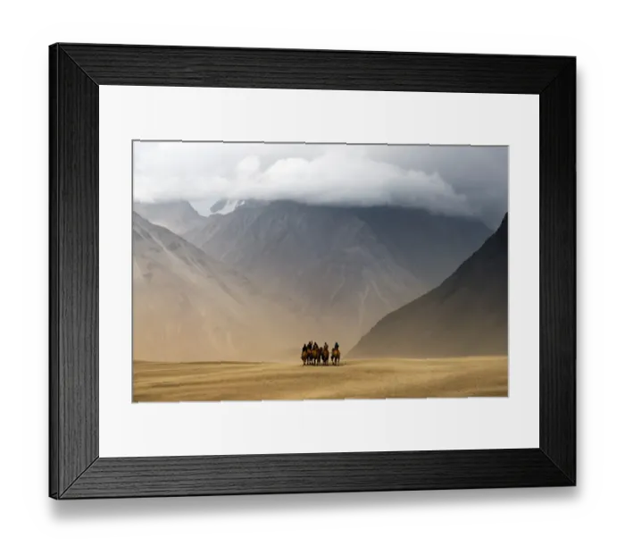 Framed Print : Hunder Sand dunes, Nubra Valley Framed Print : Hunder Sand dunes, Nubra Valley