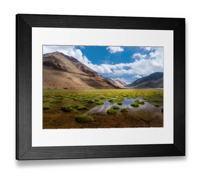 Framed Print : Landscape of Ladakh Framed Print : Landscape of Ladakh