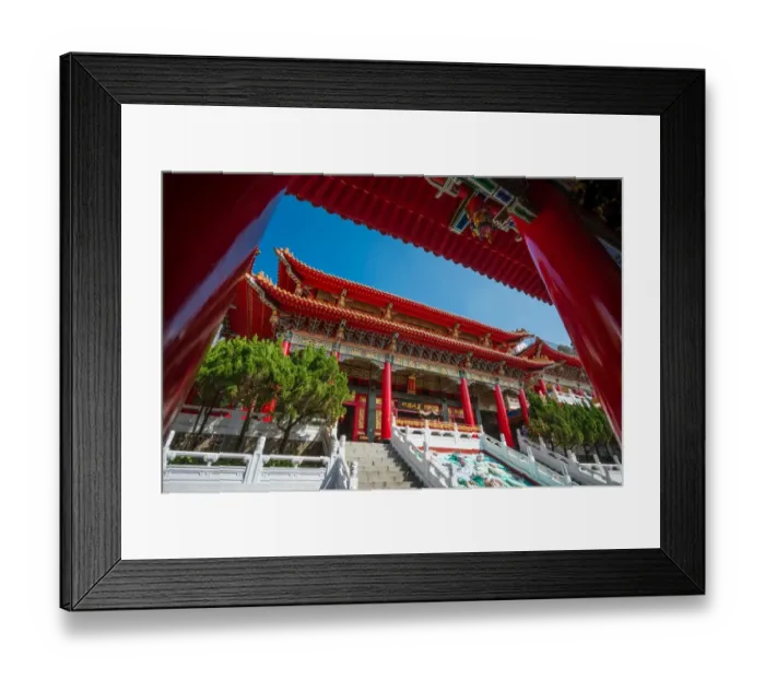 Framed Print : Wenwu temple at Sun Moon lake, Taiwan Framed Print : Wenwu temple at Sun Moon lake, Taiwan