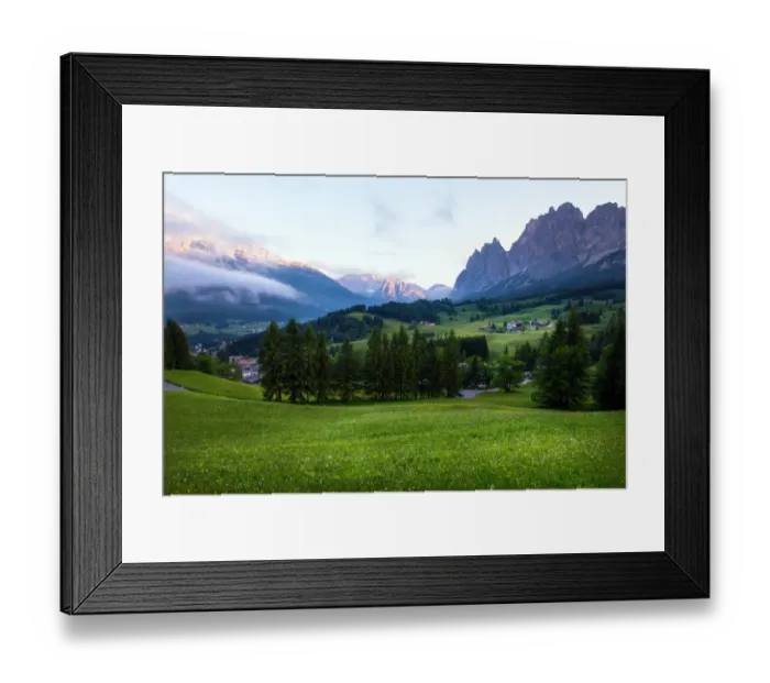 Framed Print : Dolomites Landscape, Italy Framed Print : Dolomites Landscape, Italy
