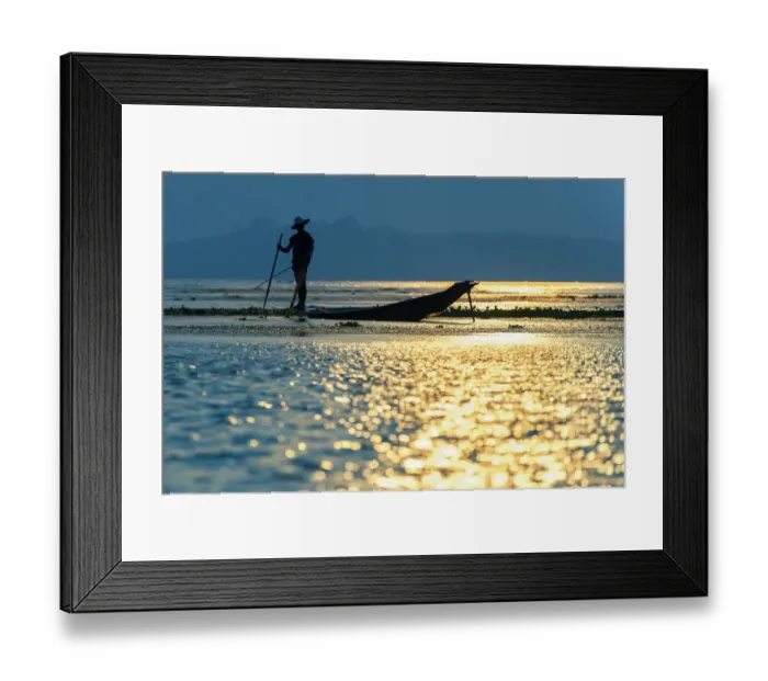 Framed Print : Inle Lake Fisherman Framed Print : Inle Lake Fisherman