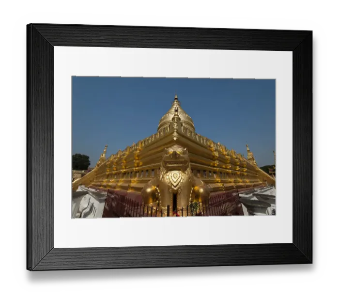 Framed Print : Shwezigon pagoda, Bagan Framed Print : Shwezigon pagoda, Bagan