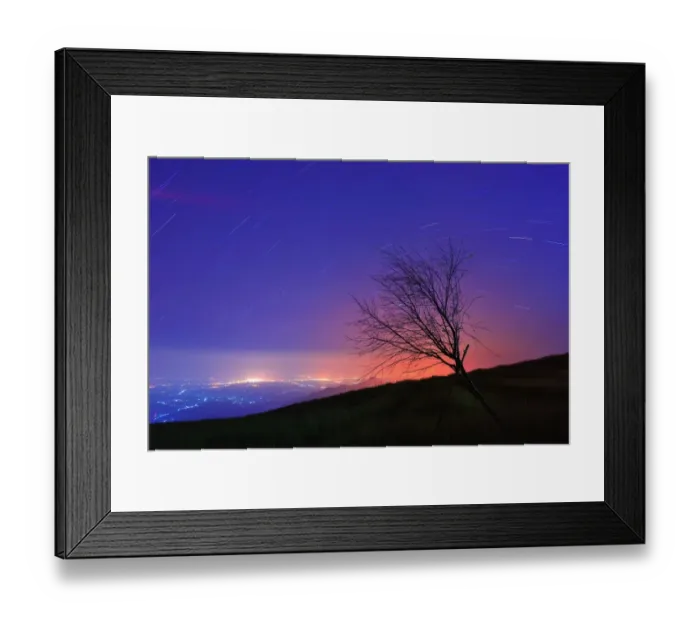 Framed Print : Star trails at Phu Tub Bek, Phetchabun Thailand Framed Print : Star trails at Phu Tub Bek, Phetchabun Thailand