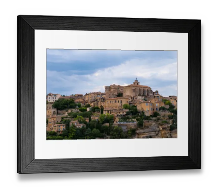 Framed Print : Gordes City, France