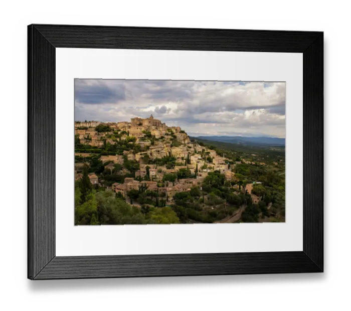 Framed Print : Gordes City, France Framed Print : Gordes City, France