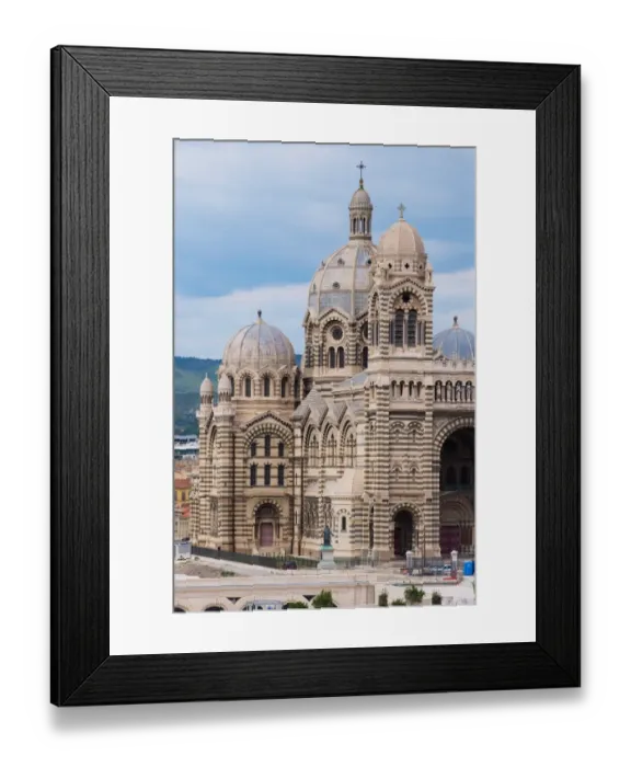 Framed Print : Marseille Cathedral Framed Print : Marseille Cathedral