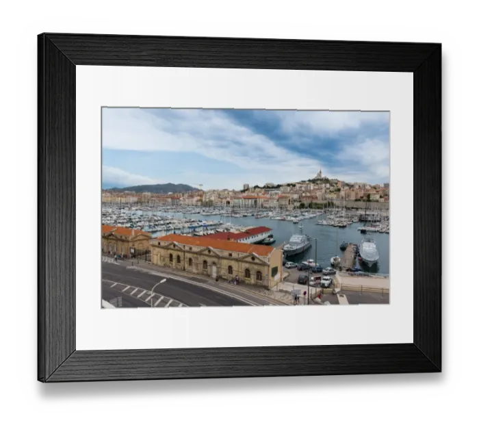 Framed Print : Old Port of Marseille Framed Print : Old Port of Marseille