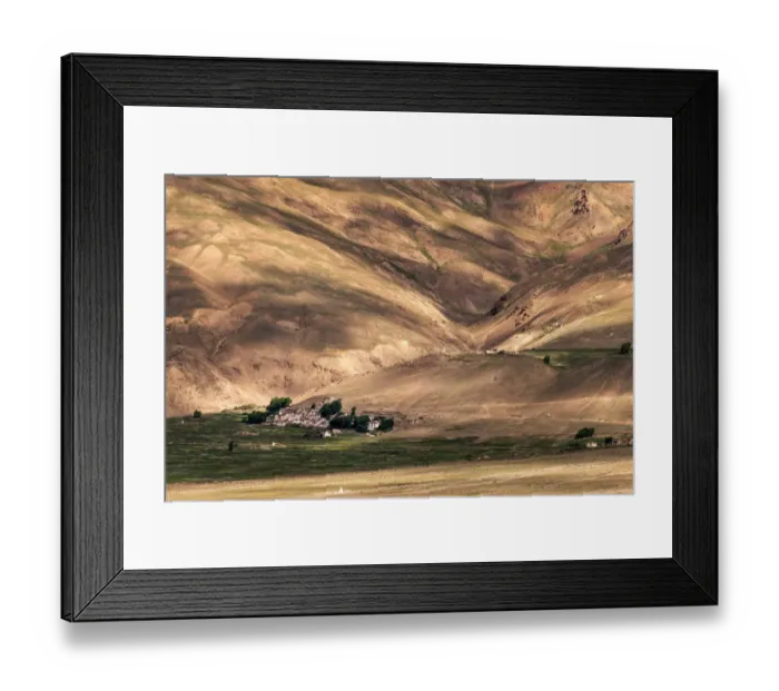 Framed Print : Little village in Zanskar Valley Framed Print : Little village in Zanskar Valley