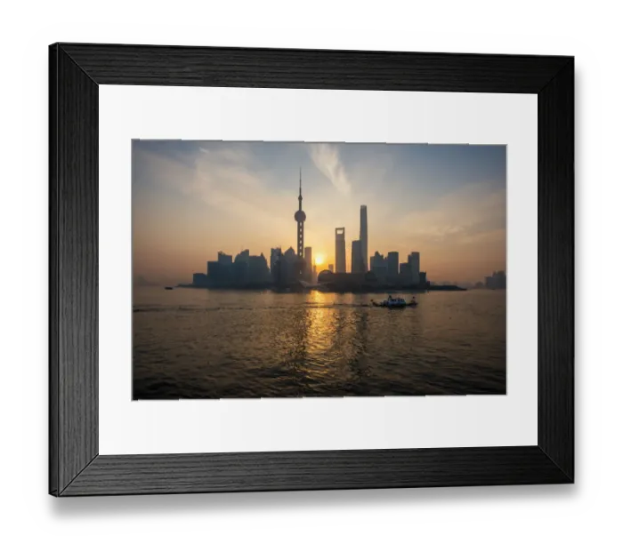 Framed Print : Landmark of Shanghai Framed Print : Landmark of Shanghai