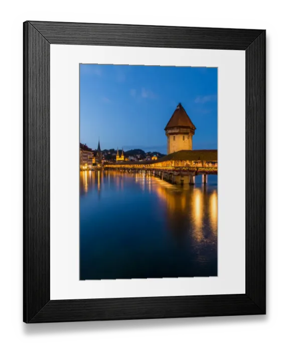 Framed Print : The Chapel Bridge, Lucerne, Switzerland Framed Print : The Chapel Bridge, Lucerne, Switzerland
