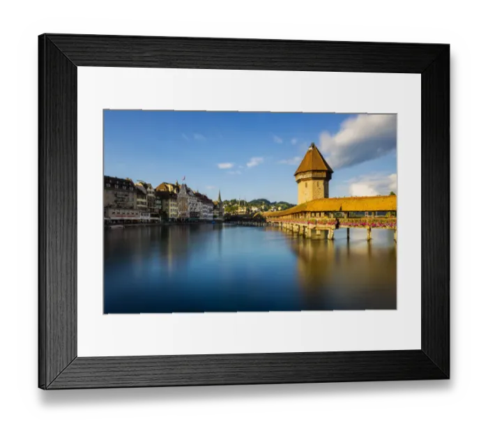 Framed Print : The Chapel Bridge Framed Print : The Chapel Bridge