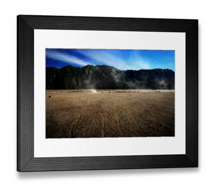 Framed Print : Service at foot of MT. Bromo, Indonesia Framed Print : Service at foot of MT. Bromo, Indonesia