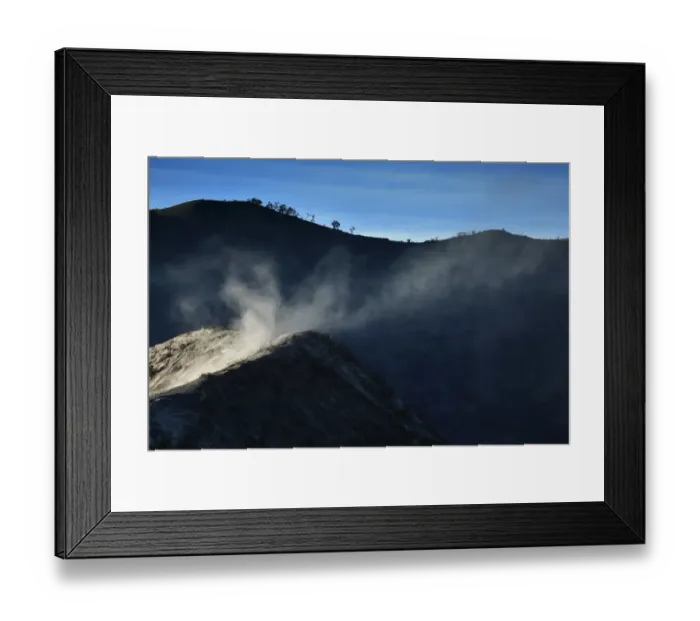 Framed Print : Foggy morning at Mount Bromo, Indonesia Framed Print : Foggy morning at Mount Bromo, Indonesia