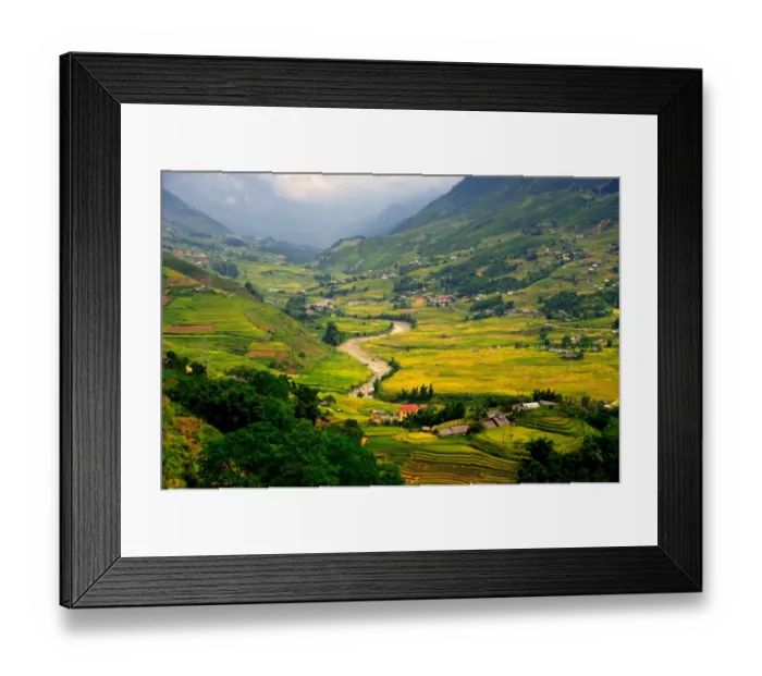 Framed Print : Sapa rice terrace, Vietnam
