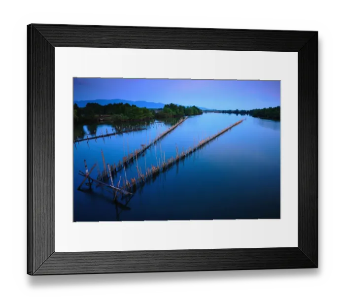 Framed Print : Fishing coop in Chantaburi, Thailand Framed Print : Fishing coop in Chantaburi, Thailand