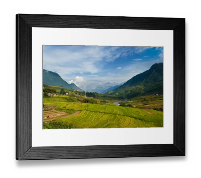 Framed Print : Sapa rice terrace, Vietnam Framed Print : Sapa rice terrace, Vietnam