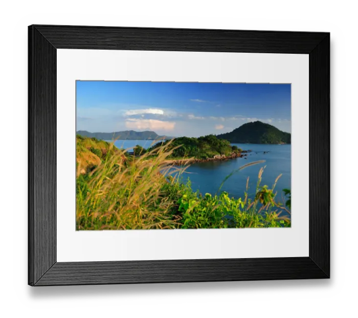 Framed Print : The viewpoint of east coast of Thailand Framed Print : The viewpoint of east coast of Thailand