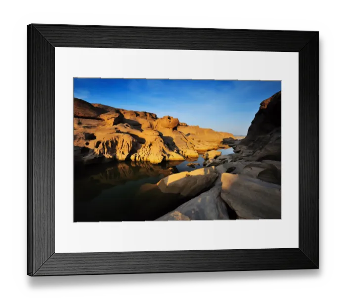 Framed Print : Samphanbok Rocks, Ubon Rachathani, Thailand Framed Print : Samphanbok Rocks, Ubon Rachathani, Thailand