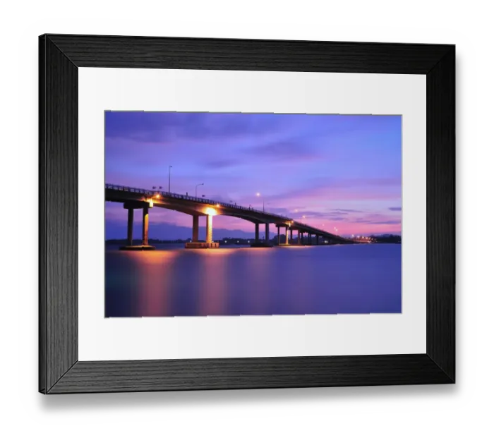 Framed Print : Laem Singh Bridge, Chantaburi Framed Print : Laem Singh Bridge, Chantaburi
