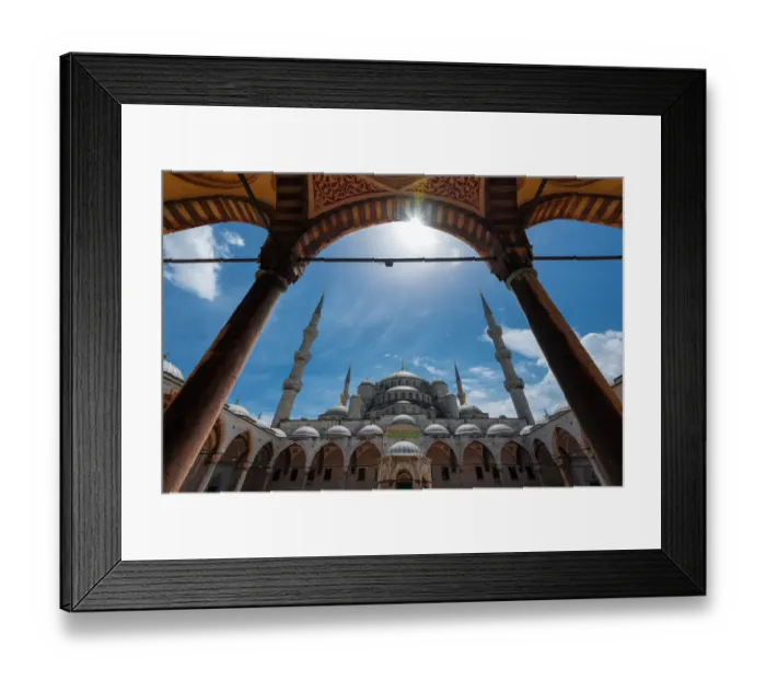 Framed Print : Blue mosque in Istanbul