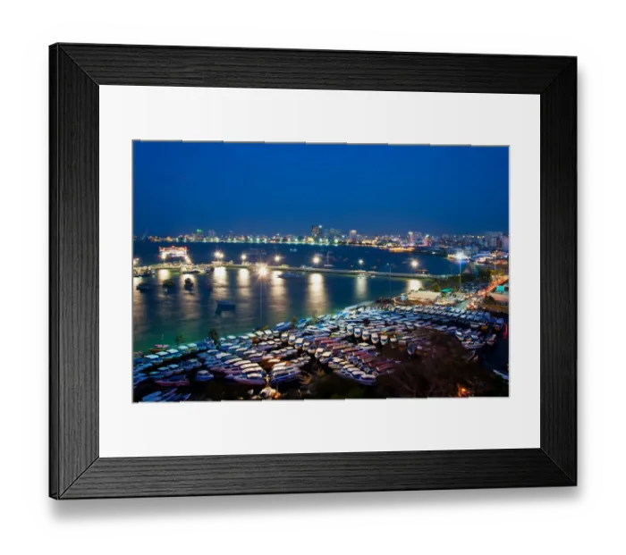 Framed Print : Bali Hai bay, Pattaya, Thailand