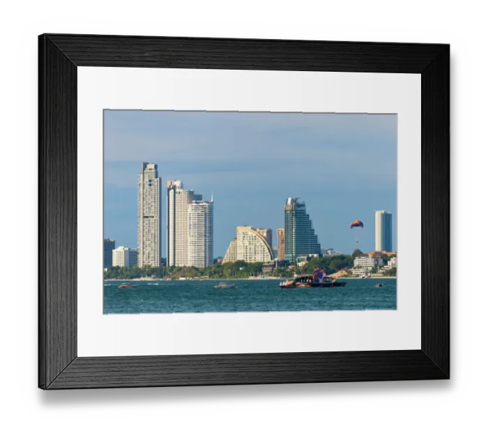 Framed Print : Pattaya City, Thailand Framed Print : Pattaya City, Thailand